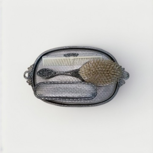 Vintage frisierset teilig - frisierset,