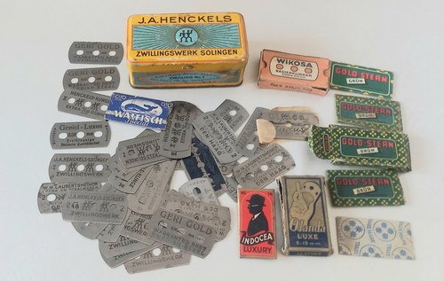 Antike seltene rasierklingen - antike,
