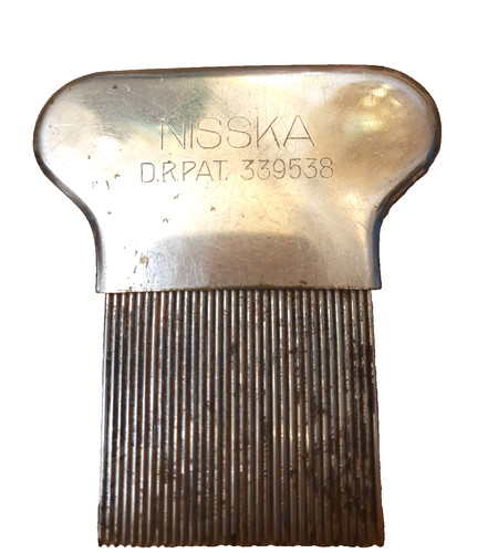 Nisska läusekamm pat nr - pat.,