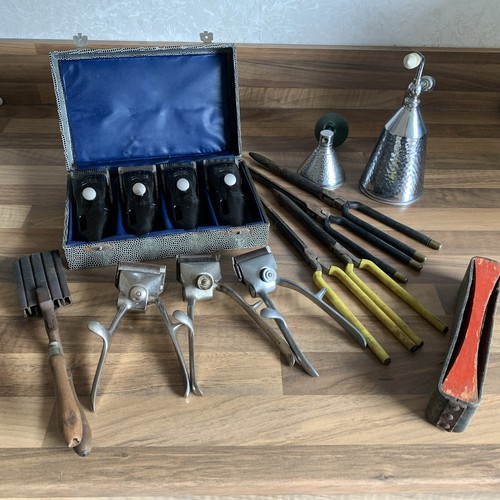 Konvolut friseurutensilien alt - konvolut,