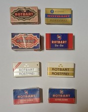 Konvolut Rotbart Rasierklingen