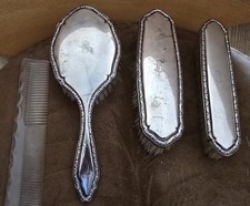 Frisierset 835 silber gepunzt