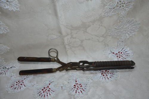 Antiker lockenstab - 1x,